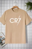 Unisex Cr7 Baskılı T-shirt - 8