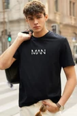 Unisex MAN Baskılı T-shirt - 1
