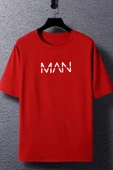 Unisex MAN Baskılı T-shirt - 5