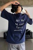 Unisex Hey you Baskılı T-shirt - 6
