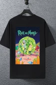 Unisex Rick and Morty Baskılı T-shirt thumbnail 2