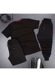 3'lü Unisex Spor Eşofman Takımı Kombini - 1