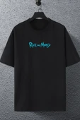 Unisex Rick and Morty Baskılı T-shirt thumbnail 3