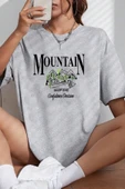 Unisex Montain Baskılı T-shirt thumbnail 7