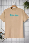 Unisex Rick and Morty Baskılı T-shirt thumbnail 5