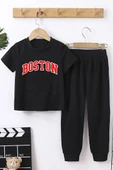 Çocuk Boston Alt - Üst Eşofman Takımı thumbnail 4