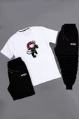 3'lü Unisex Astranot Baskılı Eşofman Takımı Kombini thumbnail 1