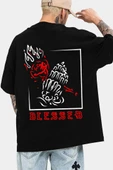 Unisex Blesseb Baskılı T-shirt - 4
