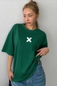 Unisex X Baskılı T-shirt - 3