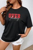 Unisex Over Thinking Baskılı T-shirt thumbnail 5