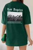 Unisex Los Angles Tasarım Tshirt - 5