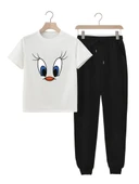 Çocuk Tweety Alt - Üst Eşofman Takımı thumbnail 4