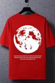 Unisex The Moon Baskılı T-shirt - 5