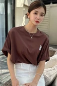 Unisex Life Baskılı T-shirt - 8