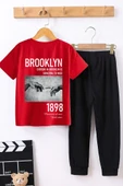 Çocuk 1898 Brooklyn Baskılı Alt - Üst Eşofman Takımı - 3