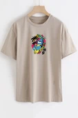 Unisex Crazy Banana Baskılı T-shirt - 5
