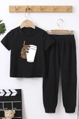 Çocuk Tupac Coffee Alt - Üst Eşofman Takımı - 1