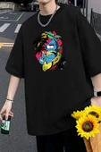 Unisex Crazy Banana Baskılı T-shirt - 1