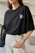 Unisex Life Baskılı T-shirt - 2