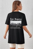 Unisex Los Angles Tasarım Tshirt - 1