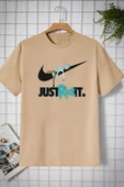 Unisex Just Baskılı T-shirt thumbnail 8