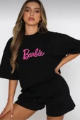 Barbie Baskı Şort Takım thumbnail 2