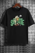 Unisex All Day Rabbit Tasarım Tshirt - 1