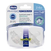 Chicco Gece Parlayan PhysioForma Mini Soft 2'li Emzik 2-6 Ay thumbnail 1