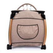 Comfymax Power Park Yatak Oyun Parkı 70x110 - Wood Brown - 8