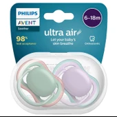 Philips Avent Ultra Air Emzik 6-18 Ay 2li Kız SCF085/16 thumbnail 1
