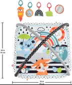 Fisher Price Neşeli Hayvanlar 3'ü 1 Arada Jimnastik Merkezi Oyun Halısı - 8