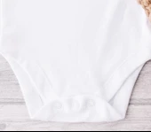 Sema Baby Prematüre Yarım Kol Penye Çıtçıtlı Badi - Beyaz thumbnail 3