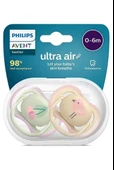 Philips Avent Ultra Air Emzik 0-6 Ay 2li Kız SCF085/59 thumbnail 3