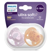 Philips Avent Ultra Soft Yumuşak 2li Emzik 6-18 Ay - SCF091/18 thumbnail 2