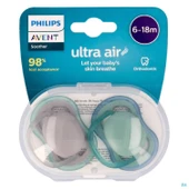 Philips Avent Ultra Air Emzik 6-18 Ay 2li Erkek SCF085/16 thumbnail 2