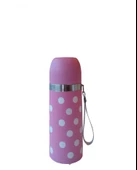 Sema Baby Puantiyeli Bebek Termosu 350 ml - Pembe thumbnail 1