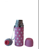 Sema Baby Puantiyeli Bebek Termosu 350 ml - Pembe thumbnail 2