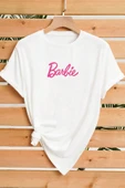 Barbie Baskılı 2'li Paket Kadın Oversize Tshirt thumbnail 12