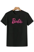 Barbie Baskılı 2'li Paket Kadın Oversize Tshirt thumbnail 9