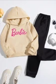 Çocuk Barbie Baskılı Eşofman Takımı - 7