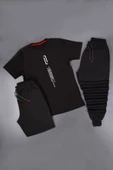 Unisex 3'Lü Tshirt Short Eşofman Altı Takım - 1
