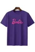 Barbie Baskılı 2'li Paket Kadın Oversize Tshirt thumbnail 3