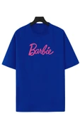 Barbie Baskılı 2'li Paket Kadın Oversize Tshirt thumbnail 2