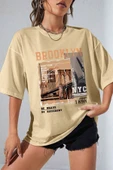 Unisex Brooklyn Baskılı Tasarım Tshirt - 5