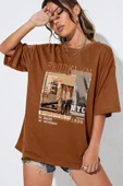 Unisex Brooklyn Baskılı Tasarım Tshirt - 9