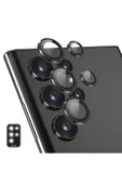 Galaxy S23 Ultra Uyumlu 5 Parça Kamera Lens Koruyucu Cam Kamera Koruma Kılıf thumbnail 1