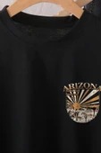 Unisex Sırt Baskılı Arizona Oversize Tshirt thumbnail 5