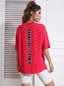 Unisex Knowledge is Power Baskılı Tasarım Tshirt - 5