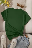 Pamuklu Papatya Kelebek Tasarım Tshirt - 10