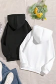 2'li Paket Baskılı Erkek - Kız Çocuk Rahat Kalıp Sweatshirt - 2